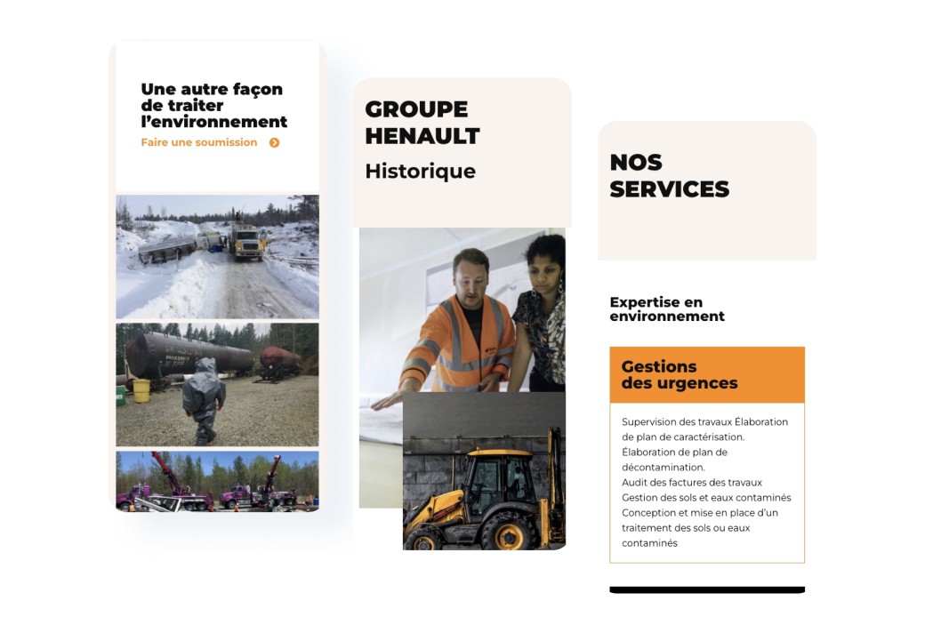 Groupe Hénault screenshot